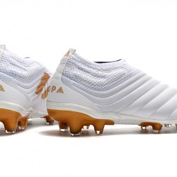 Kopačky Adidas Copa 19 FG Bezcenný Bílý Zlatý 