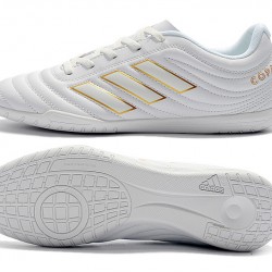 Kopačky Adidas Copa 19.4 IC Bílý Zlatý 