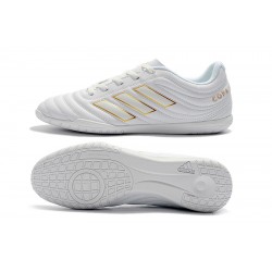 Kopačky Adidas Copa 19.4 IC Bílý Zlatý 