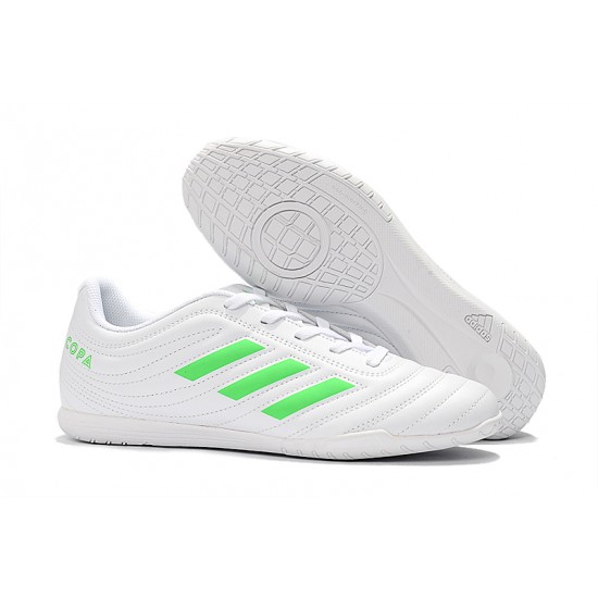 Kopačky Adidas Copa 19.4 IC Bílý Zelená 