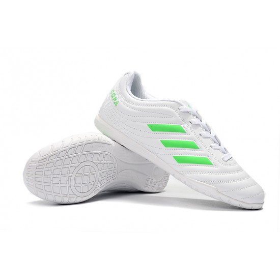 Kopačky Adidas Copa 19.4 IC Bílý Zelená 