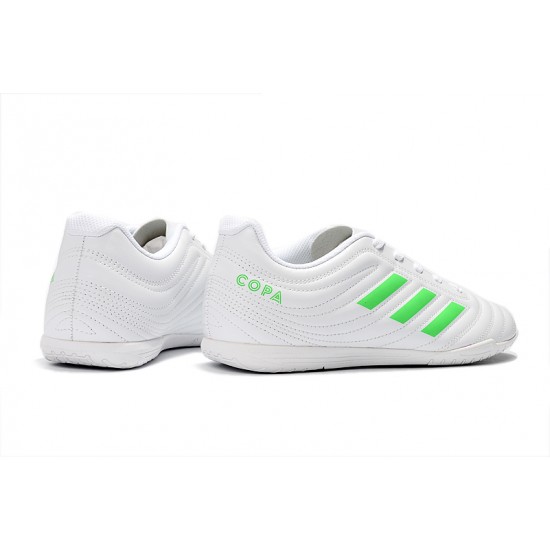 Kopačky Adidas Copa 19.4 IC Bílý Zelená 