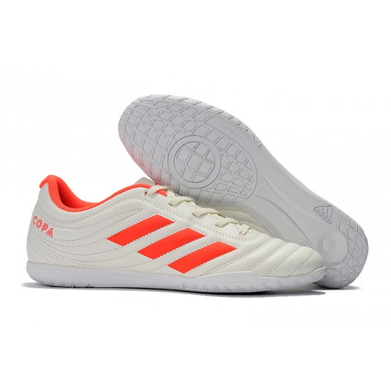 Kopačky Adidas Copa 19.4 IC Bílý oranžový 