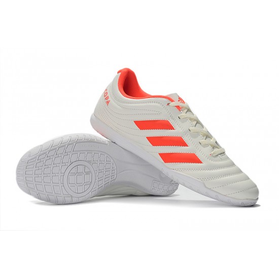 Kopačky Adidas Copa 19.4 IC Bílý oranžový 