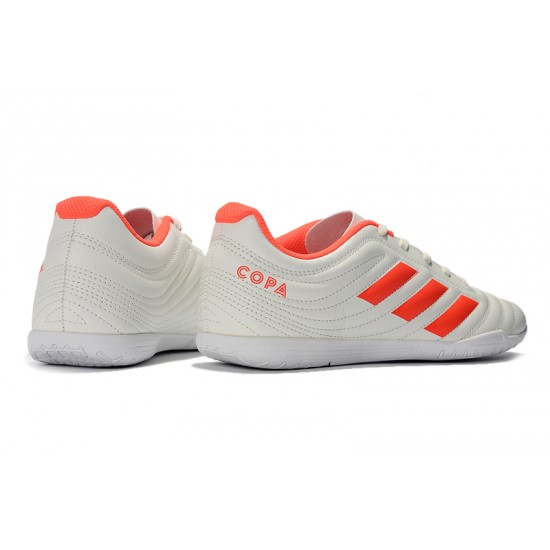 Kopačky Adidas Copa 19.4 IC Bílý oranžový 