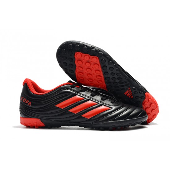 Kopačky Adidas Copa 19.4 TF Leather Černá Červené 