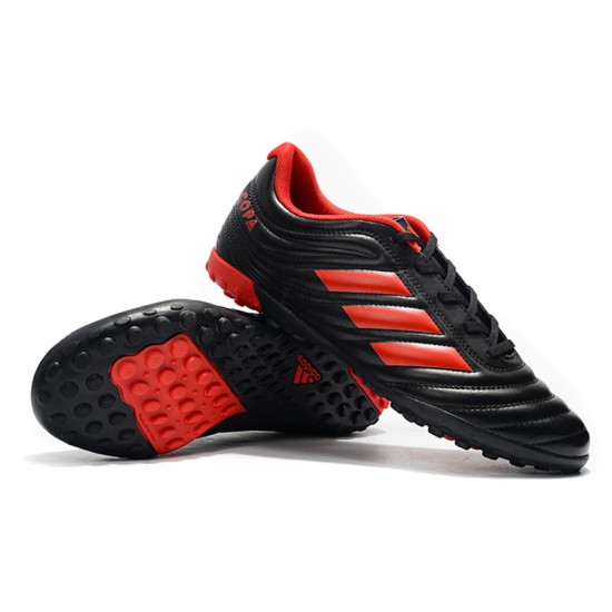 Kopačky Adidas Copa 19.4 TF Leather Černá Červené 