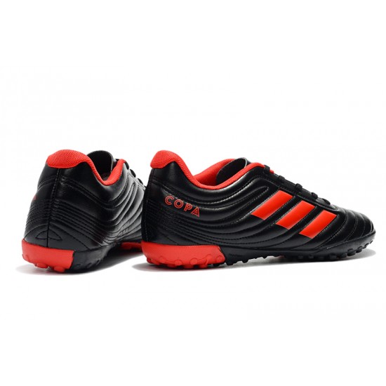 Kopačky Adidas Copa 19.4 TF Leather Černá Červené 