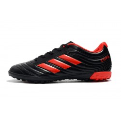 Kopačky Adidas Copa 19.4 TF Leather Černá Červené 