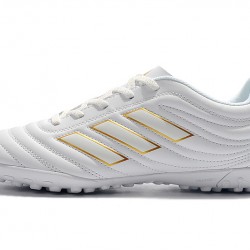 Kopačky Adidas Copa 19.4 TF Bílý Zlatý 