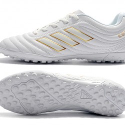 Kopačky Adidas Copa 19.4 TF Bílý Zlatý 