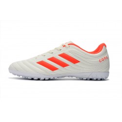 Kopačky Adidas Copa 19.4 TF Bílý oranžový 