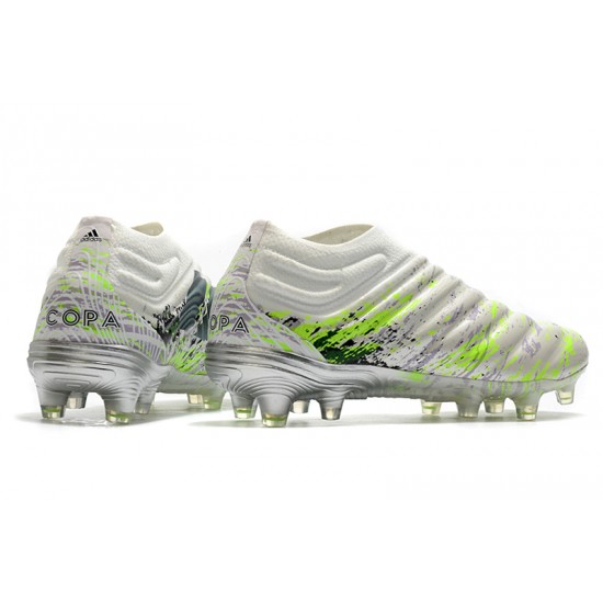 Kopačky Adidas Copa 20+ FG Bílý Volt Zelená Černá