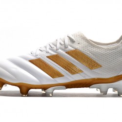 Kopačky Adidas Copa 20.1 FG Knitting Low Bílý Zlatý