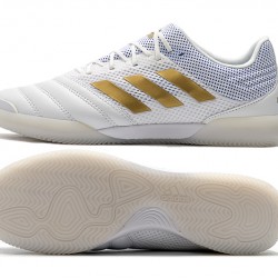 Kopačky Adidas Copa 20.1 IN Knitting MD Bílý Zlatý 