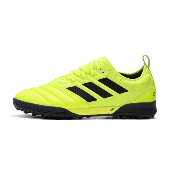 Kopačky Adidas Copa 20.1 TF Knitting MD Neon Zelená Černá 