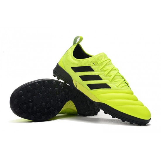 Kopačky Adidas Copa 20.1 TF Knitting MD Neon Zelená Černá 