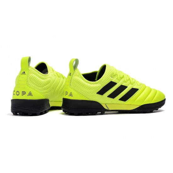 Kopačky Adidas Copa 20.1 TF Knitting MD Neon Zelená Černá 