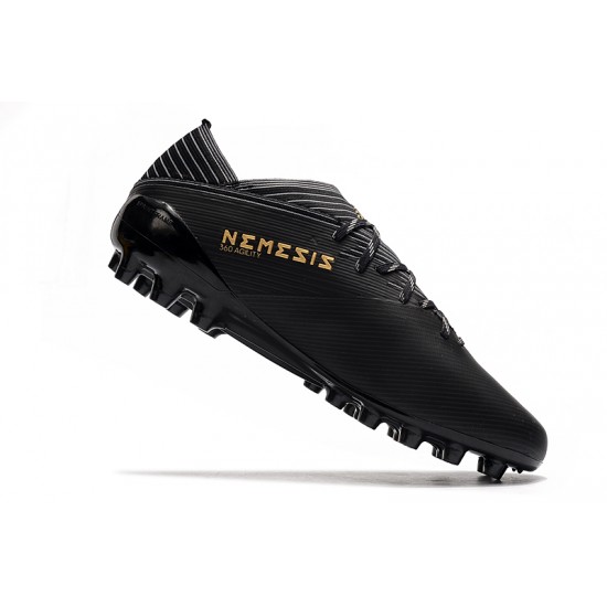 Kopačky Adidas NEMEZIZ 19.1 AG Všechno černé