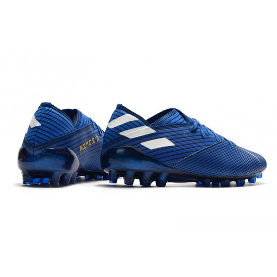 Kopačky Adidas NEMEZIZ 19.1 AG Modrý