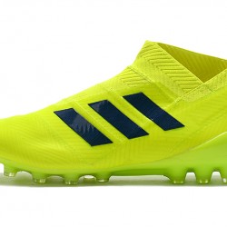 Kopačky Adidas Nemeziz 18 AG Bezcenný Neon Zelená Černá