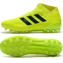 Kopačky Adidas Nemeziz 18 AG Bezcenný Neon Zelená Černá