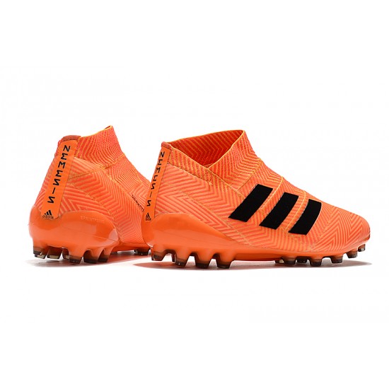 Kopačky Adidas Nemeziz 18 AG Bezcenný oranžový Černá