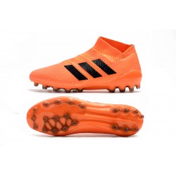 Kopačky Adidas Nemeziz 18 AG Bezcenný oranžový Černá