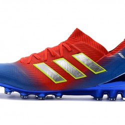 Kopačky Adidas Nemeziz 18 AG Červené Modrý Zlatý