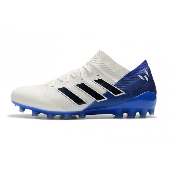 Kopačky Adidas Nemeziz 18 AG Bílý Modrý