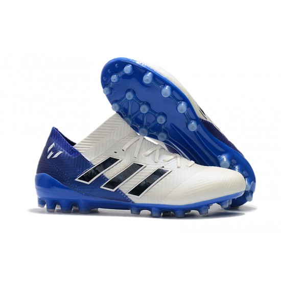 Kopačky Adidas Nemeziz 18 AG Bílý Modrý