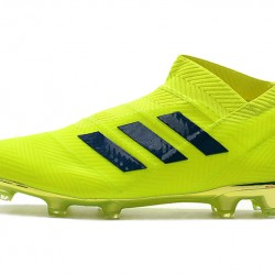 Kopačky Adidas Nemeziz 18 FG Bezcenný Neon Zelená Černá