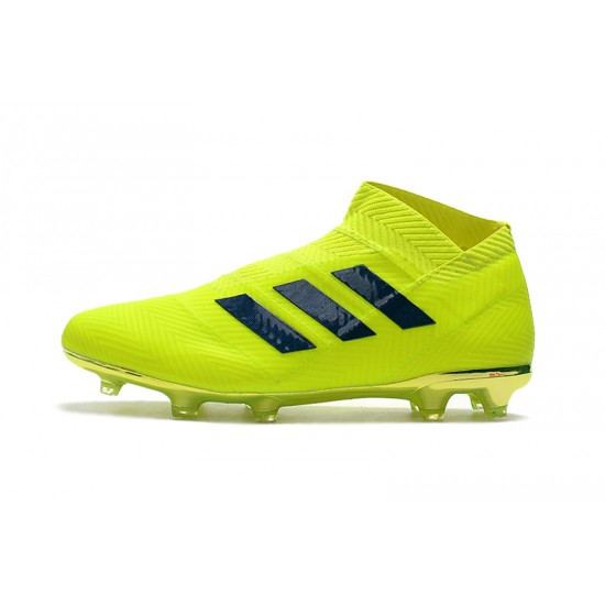 Kopačky Adidas Nemeziz 18 FG Bezcenný Neon Zelená Černá