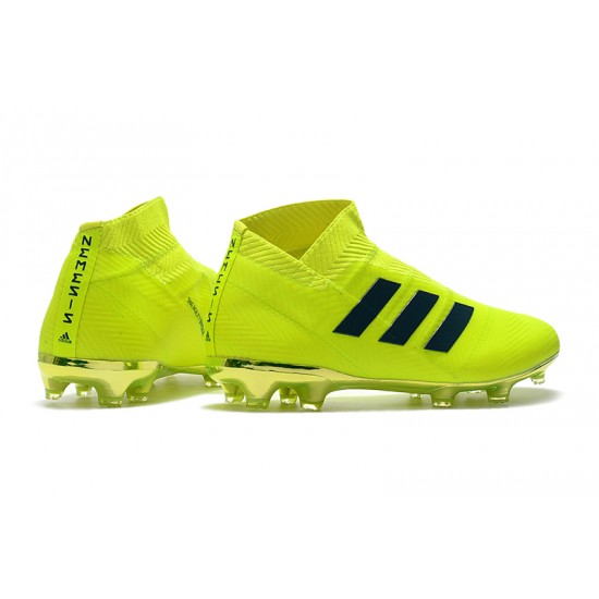 Kopačky Adidas Nemeziz 18 FG Bezcenný Neon Zelená Černá