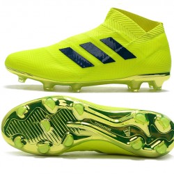 Kopačky Adidas Nemeziz 18 FG Bezcenný Neon Zelená Černá