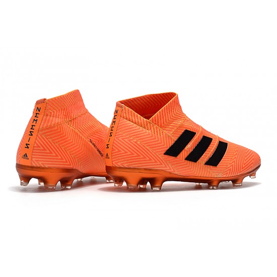 Kopačky Adidas Nemeziz 18 FG Bezcenný oranžový Černá