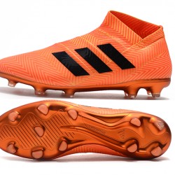 Kopačky Adidas Nemeziz 18 FG Bezcenný oranžový Černá