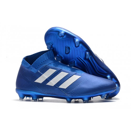 Kopačky Adidas Nemeziz 18 FG Bezcenný Královská modrá Bílý