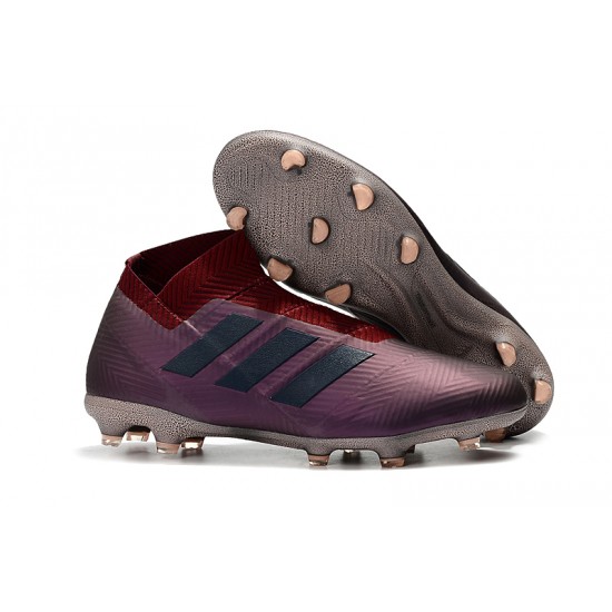 Kopačky Adidas Nemeziz 18 FG Bezcenný Víno Červené