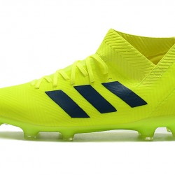 Kopačky Adidas Nemeziz 18.3 FG Neon Zelená Černá