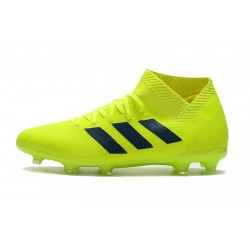 Kopačky Adidas Nemeziz 18.3 FG Neon Zelená Černá