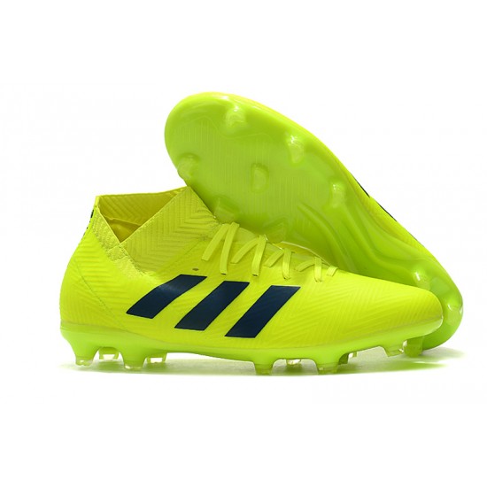 Kopačky Adidas Nemeziz 18.3 FG Neon Zelená Černá