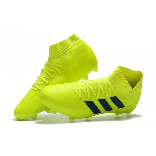 Kopačky Adidas Nemeziz 18.3 FG Neon Zelená Černá