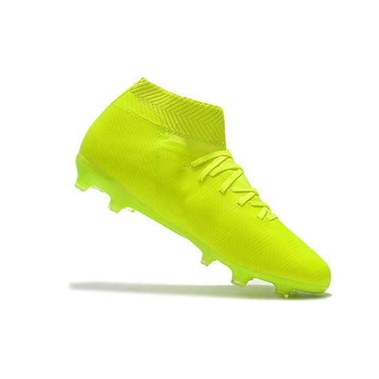 Kopačky Adidas Nemeziz 18.3 FG Neon Zelená Černá