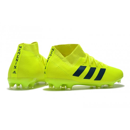 Kopačky Adidas Nemeziz 18.3 FG Neon Zelená Černá