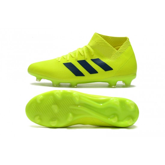 Kopačky Adidas Nemeziz 18.3 FG Neon Zelená Černá