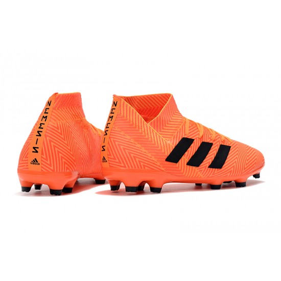 Kopačky Adidas Nemeziz 18.3 FG oranžový Černá