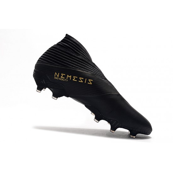 Kopačky Adidas Nemeziz 19 FG Všechno černé