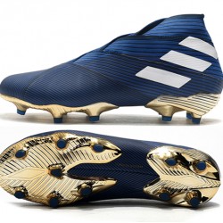 Kopačky Adidas Nemeziz 19 FG Modrý Bílý