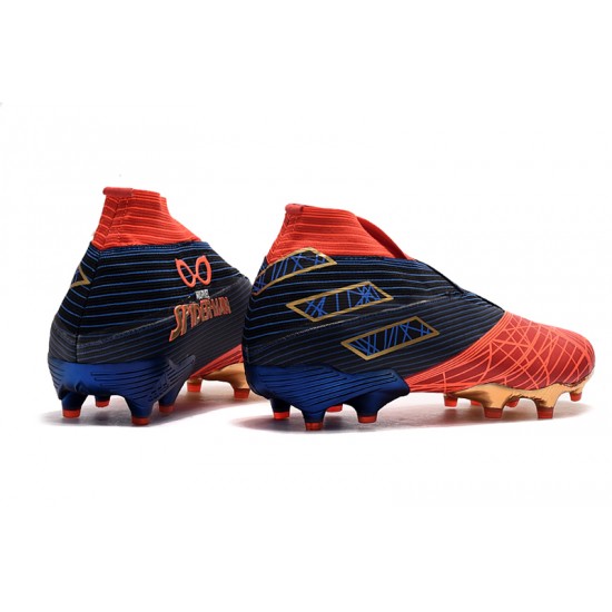 Kopačky Adidas Nemeziz 19 FG Červené Černá